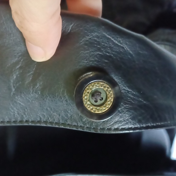 Jacqueline Ferrar Vintage Black Leather & Suede Jacket Coat Women’s Size L EUC - Picture 3 of 11